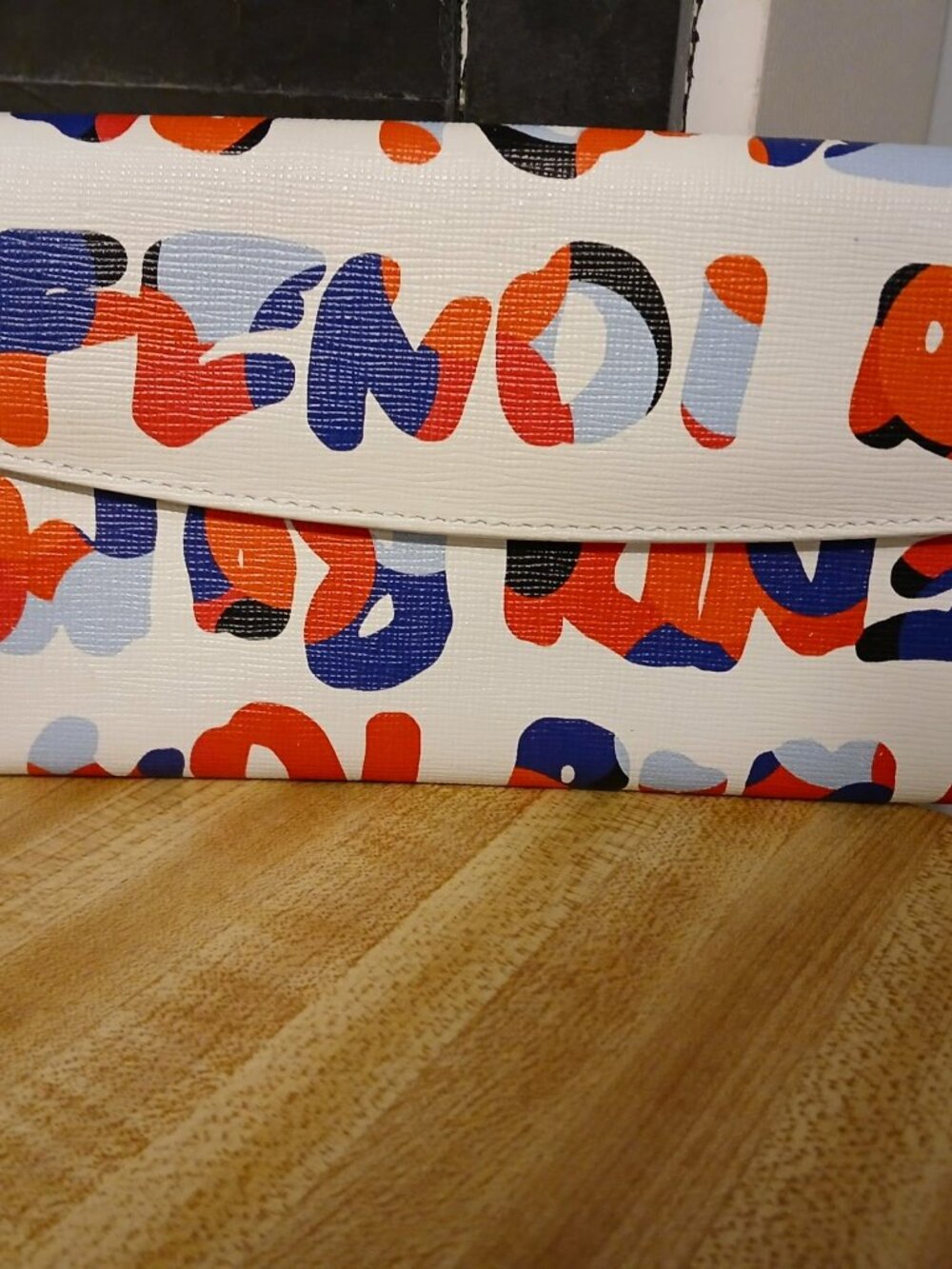 Fendi Roma Graffiti Print Continental Wallet NWOT!!!